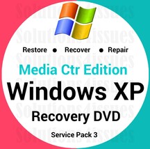 Windows Xp Media Ctr 32 Bit Recovery Reinstall Boot Restore DVD Disc Disk - £11.87 GBP