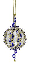 The Cracker Box Bon Voyage ( White ball with royal and silver accents - $26.95