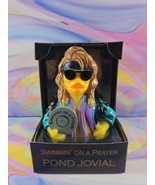 Celebriducks Pond Jovial Swimmin on a Prayer Rubber Duck Collectible New... - $339.94 MXN