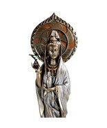 KWAN YIN STATUE 17&quot; Buddhist Goddess Lotus HIGH QUALITY Guan Quan Bronze... - €87,46 EUR