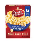 4 X Orville Redenbacher Microwave Popcorn Simply Salted 492g (6 x 82g) E... - £28.91 GBP