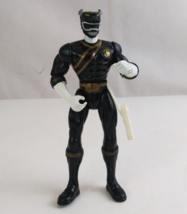 2001 Bandai Power Rangers Wild Force Black Ranger 5.5&quot; Action Figure - £6.05 GBP