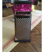 FOUR SIDE VEGETABLE GRATER STAINLESS ONEIDA - $17.43 CAD
