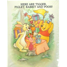 Winnie The Pooh Vtg Hallmark Birthday 8 Invitations Disney USA Tigger Piglet - £10.79 GBP