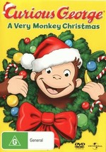 Curious George A Very Monkey Christmas DVD | Region 4 - £8.08 GBP