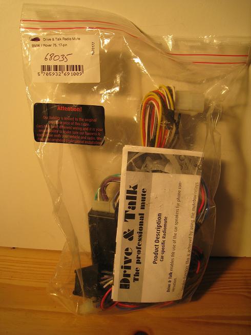 Nicestuff 68035 BMW Bluetooth Handsfree Integration Harness EZ035 - $29.95