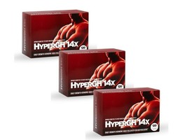 Hyper Gh 14x 3 Month Natural Boosts Strength From Workout L EAN Rock Hard Musc... - $199.95