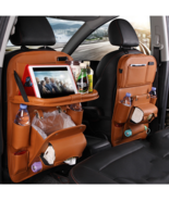 Car Storage Bag Multifunction Seat Back Tray Hanging Bag Waterproof Orga... - $35.00