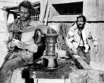 I quattro dell&#39;Ave Maria Eli Wallach Bud Spencer fight scene 24X36 Poster - $29.00