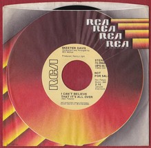 Skeeter Davis 45 RPM I Can&#39;t Believe It&#39;s All Over - RCA 74-0968 (1973) - £9.76 GBP