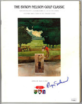 Byron Nelson signed 1982 Byron Nelson Golf Classic Program- JSA #EE63411 - £94.10 GBP