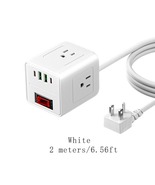 7-in-1 Portable Power Strip With Surge Protection And Master Switch, 3 A... - $19.90