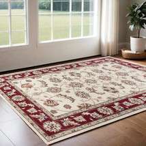 3&#39; X 5&#39; Ivory Red Floral Indoor Area Rug - $130.63+