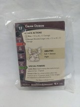 Dungeons And Dragons Miniatures Gnaw Demon Promo Figure And Card - $8.90