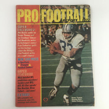 Pro Football Magazine 1972 Dallas Cowboys&#39; Duane Thomas Running Back No Label - £22.34 GBP