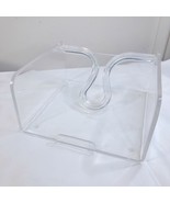 Vintage NCC Lucite COCKTAIL  Napkin Holder Butler clear Plastic Acrylic ... - €24,20 EUR