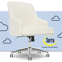 Serta Leighton Home Office Chair with Memory Foam, Height-Adjustable Desk Accent - £246.27 GBP
