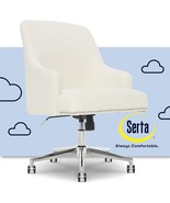 Serta Leighton Home Office Chair with Memory Foam, Height-Adjustable Des... - £252.39 GBP