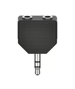 Audio Adapter, Male 3.5 Mm To 2 Female 3.5 Mm Stereo Jacks, Stereo - $7.86