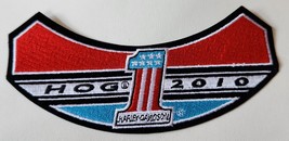 Harley Davidson Owners Group HOG 2010 Membership American Flag Rocker Pa... - £7.85 GBP