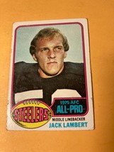 1976 Topps Jack Lambert #220 - £7.81 GBP