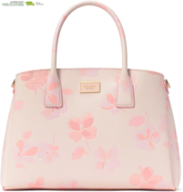 Kate Spade New York Serena Spring Pansies Embossed Saffiano Leather Satc... - $424.42