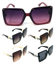 Oversized Xl Womens Square Butterfly Jackie O Sunglasses Retro Designer Fashion - £7.17 GBP
