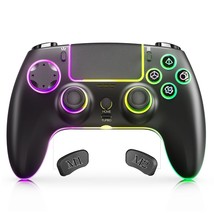 Controller For Ps4/Slim/Pro/Nintendo Switch/Pc, Cool Rgb Gamepad With Du... - £33.68 GBP