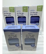 (5) Ubbi On The Go (REFILLS) Lavender Disposable Diaper Bags, 36 Ct Each... - $34.24 CAD