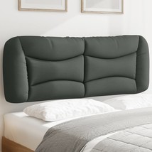 Headboard Cushion Dark Grey Fabric (100% polyester) Full Size - $200.46 CAD