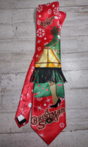 A Christmas Story Leg Lamp Polyester Neck Tie Fringe Red Tumer *Dry Batteries* - £12.44 GBP