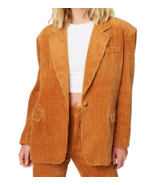 BLANKNYC Women&#39;s Oversized Corduroy Blazer Jacket w/ Pockets Size L Next... - £36.96 GBP