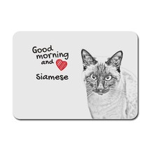 Siamese cat, A mouse pad with the image of a cat. Collection! - £7.98 GBP