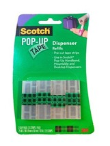 4 Refills 1 Pack Scotch Pop-Up Tape Dispenser Refills 300 Total Strips NEW - $35.38