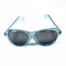 Vintage Foster Grant Sunglasses Clear aqua blue Lucite Made in USA - £26.65 GBP