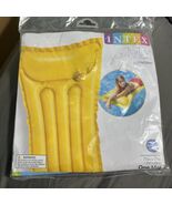 NEW Sealed Intex Inflatable Yellow Pool Mat 72&quot;x27&quot; Economat Float 2020 - $18.02 CAD