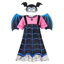 Halloween Childrens Performance Costume girl Vampire Clothes Party Style Suit - £11.77 GBP