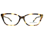 Tiffany &amp; Co Eyeglasses Frames TF2229 8064 Tortoise Cat Eye Full Rim 53-... - $128.69