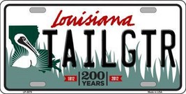 Tailgtr Louisiana Novelty Metal License Plate LP-3678 - £15.71 GBP