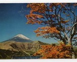 Pan American World Airways Mt Fuji Postcard  - $9.90