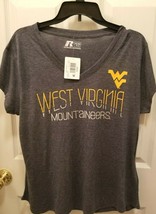 Russell Athletics Ladies XL  West Virginia Mountaineers Shirt Tags Attached - £9.07 GBP