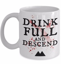 Twin Peaks Coffee Cup Quote Mug Fan Gift Drink Full Descend Fathers Day 11oz  - £15.23 GBP