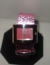 Roberto Cavalli &#39;molla&#39; Hot Pink Leather Watch New $335 - £103.99 GBP