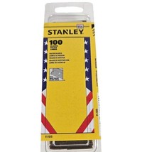 NEW 100 Pack Stanley #9 Steel Back Razor Blades 11-515 - £10.96 GBP