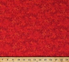 Cotton Red Straw Swirls Farm Lay an Egg Chickens Fabric Print by Yard D371.68 - £11.15 GBP
