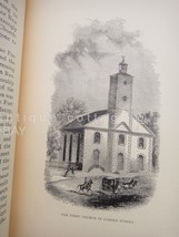 1887 Antique Reformed Protestant Dutch Church Garden Street Nyc Sketches History - £97.27 GBP