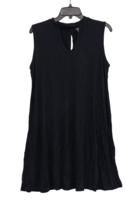 Velucci Womens Mock Cut Out Neck Dress Black-Medium - £18.31 GBP