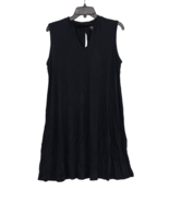 Velucci Womens Mock Cut Out Neck Dress Black-Medium - $433.65 MXN