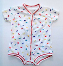 Vintage First Impressions Infant Wear Cars One Piece Jumpsuit Pajamas - £12.58 GBP