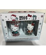 2024 Hello Kitty Gingerbread Christmas Glass &amp; Ice Cube Tray Gift Pack S... - €25,79 EUR